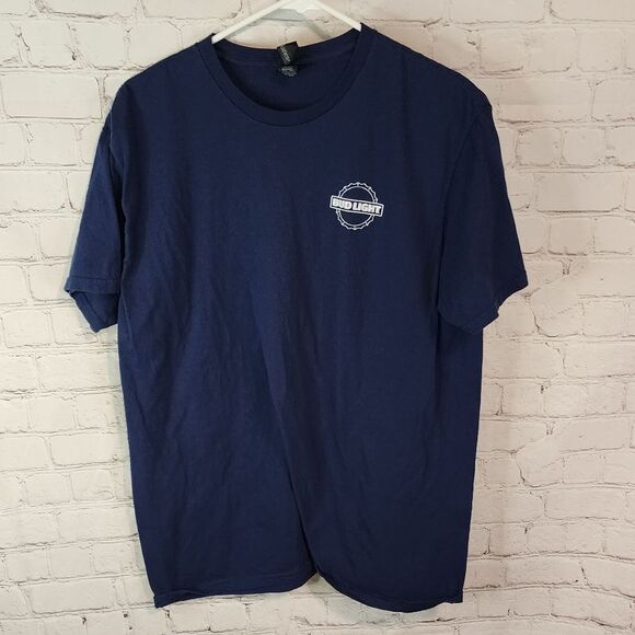 Men's Hanes nano-T "Bud Light" shirt, size Large - Picture 1 of 5